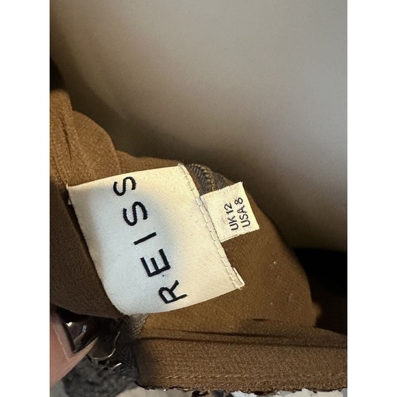 REISS Womens Gold Silver Sequin Dress Size 8 US - Picture 5 of 15